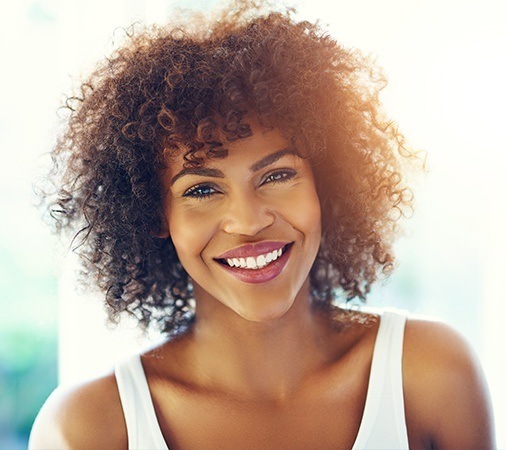 Woman with healthy smile