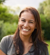 a smiling woman