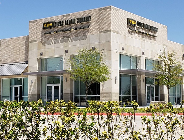 Outside view of Texas Dental Surgery office