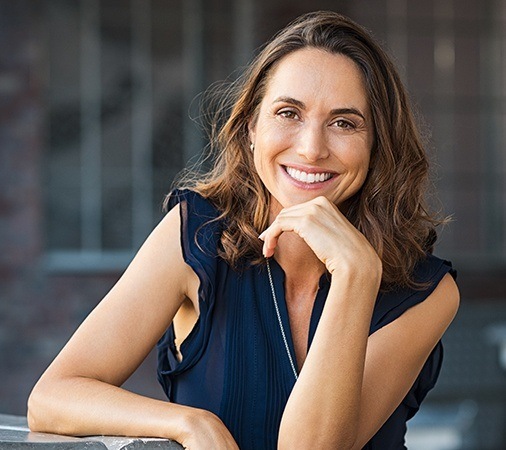 Woman with healthy smile