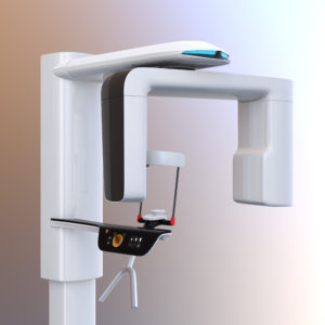 Cone beam scanner machine in dentist office